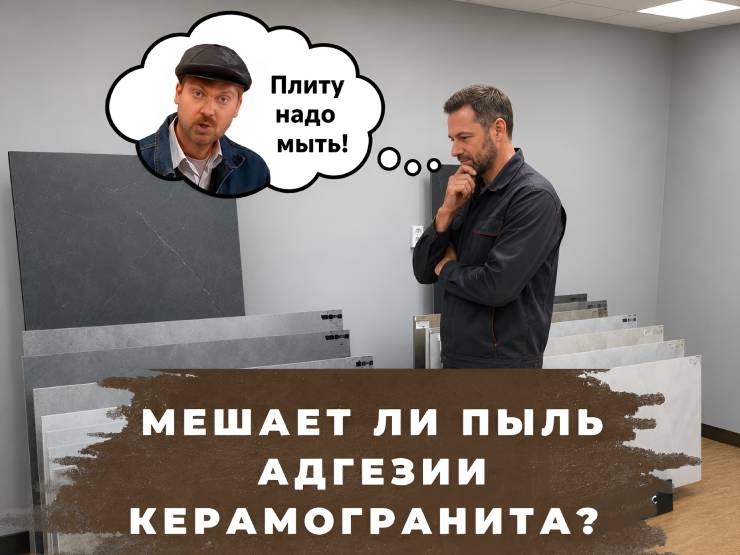 Тыльная сторона керамогранита: как подготовить к укладке